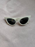 White Cat Eye Sunglasses