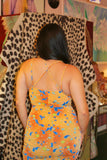 Orange Paisley dress