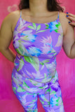 Purple Floral Set